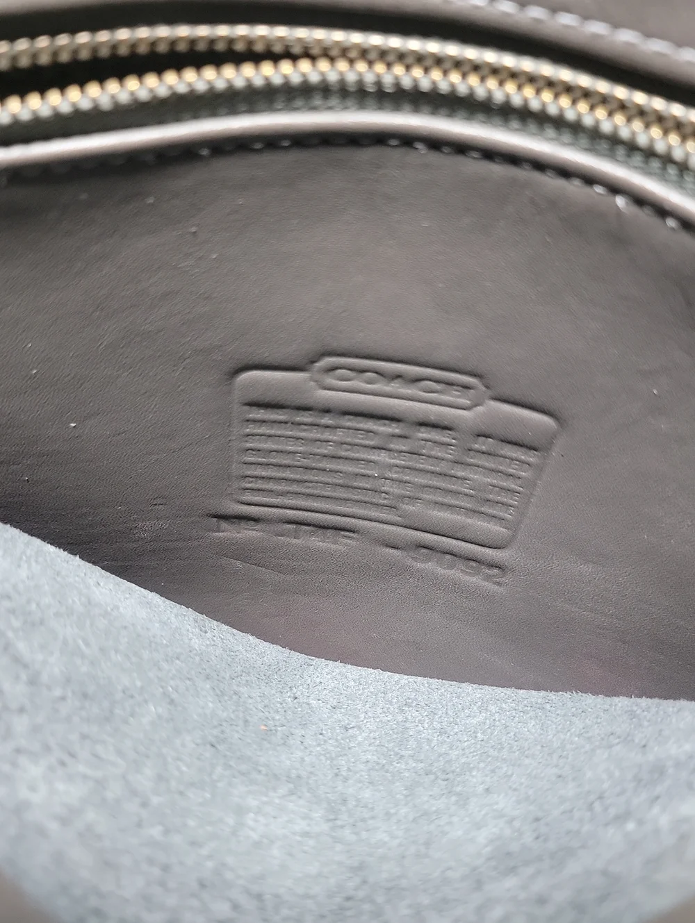 Coach Tribeca Gray Leather Crossbody Bag